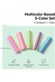 Tri Tip Eraser Set for Precise Drawing and Writing, Triangular Three-Sided Pencil Erasers, Multicolo - 5
