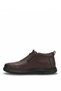 8006857 Men's Genuine Leather Casual Shoes Brown - 3