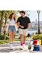 Unisex Colorful Socks Striped Set of 8 Long Socks Daily Sports College Style Comfortable Stylish Women's Men's Socks