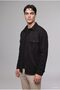 Regular Fit Polo Collar Suede Shirt Jacket with Pockets A5110Ax26Wn - 2