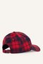 Women's Plaid Patterned Embroidery Detailed Cap Hat I6148Ax26Wn - 4