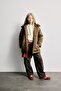 Plush Detailed Zippered Hooded Parka for Girls H6333A826Au - 3