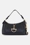 Women Monogram Zip-Top Mini Shoulder Bag, Black