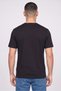 Men Crew Neck Embroidered Logo Short Sleeve T-Shirt, Black - 4