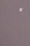 Men Crew Neck Short Sleeve Embroidered Logo T-Shirt, Dark Grey - 5