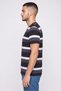 Men Crew Neck Stripe Short Sleeve T-Shirt, Multicolor - 3