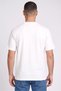 Men Crew Neck Short Sleeve Graphic Print T-Shirt, Off White - 4