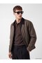 I Standart Fit Velvet Roba Collar Men's Coat from Freezen Store