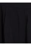 Özmarka New Season Black Wide-Leg Pleated Women's Trousers - 6
