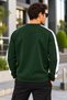 Men's Striped Detail Crewneck Sweatshirt - 2