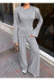 Women's Waist Tie Detailed Top and Bottom Set - 3