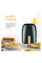 5.5L Large Capacity Air Fryer for Home Use, Touch Digital Display with 7 Pre-set Menus, Hot Air Circulation Low-fat Oil-free Fryer, Non-stick Basket Multi-function Oven - 5