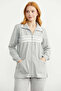 Full Zip Tunic Tracksuit Set - Gray - 5