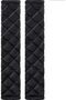 2 Pcs Universal Car Seat Belt Pads,Soft Fiber Shoulder Strap Covers for Neck,Black