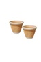 Round Basin with Techo Pattern 40 cm