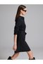 Black Regular Fit Woven Dress 50333850-Vr046 - 3