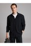 Black Comfort Fit Long Sleeve Shirt 50331430-Vr046