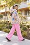 Girl's Floral Patchwork Quilted Coat |   Water Repellent, 100% Cotton Muslin Lined, Hooded - 3