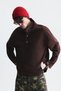 Relax Fit Polo Neck Sweatshirt