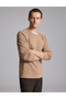 Camel Regular Fit 100% Cotton Crew Neck Sweatshirt 50331600-Vr015 - 3