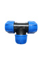 Equal compression tee 63x63x63mm PN16 for irrigation systems