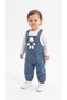Bear Pocket Gardener Baby Girl Set
