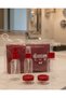 5-Piece Transparent Travel Cosmetic Set – 30 ml Refillable Bottles and Carrying Case