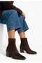 Vaka Brown Suede Heeled Boots - 2