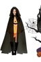 Halloween Women's Black Hooded Cape,Costume Black Long Veil Tulle Ghost Bride Costume,Holidays Costume Adult Cloak, Cosplay Sorceress Costume Witch Black Dress - 5