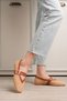 Ponti Taba Skin Straw Detailed Ballerina Shoes - 2