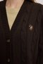 Women's Dark Brown Knitwear Cardigan 50330136-Vr084 - 6