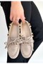 Elora mink suede ballet flats