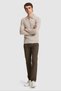 Men's Stone Polo Collar Slim Fit Basic Sweater 50327591-Vr049 - 4
