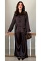 Chinese Buttoned Satin Suit - 2