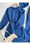 Hijab Swimsuit Double Set - Petrol Blue - 5