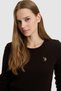 Women's Dark Brown Basic Sweater 50331602-Vr084 - 2