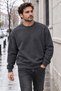 Men's Smoked Thessaloniki Fabric Crew Neck Sweatshirt - 4