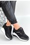 Geja Black Leather Laced White Sole Sports Shoes - 2