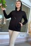 Hooded Knitwear Blouse 7K148