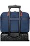 Casual Laptop Bag for 15.6-Inch Laptop, Waterproof-Finish Polyester Work Bag with Front Zip Pocket, Organizer Pockets, Adjustable Shoulder Strap & Trolley Strap - 4