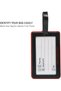 Canada Flag Rubber Luggage Tag, High-Visibility 3D Travel ID Tag with Flexible Weatherproof Build, Privacy Slot & Secure Attachment Loop - 2