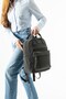Soft Touch Premium Gummy Fabric, Women's Backpack - Gray Model: (D&L-14-19B) - 2