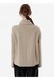 Relax Fit Pocket Detail Beige Coat - 5