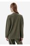 Regular Fit Green Cashmere Long Cardigan - 5