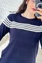 Striped Knitwear Blouse 7K147 - 4