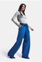 Women's 6W6-103 Barrel Fit Plaid Belt Detailed Design Denim Jean - 6