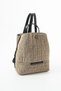 Soft Touch Premium Gummy Fabric, Women's Backpack - Mink Model: (D&L-14-20C) - 3