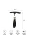 Digital Luggage Scale, 50 kg/110 lb Handheld Travel Weighing Scale with LCD Display, kg/lb Switching, Fabric Strap & Metal Hook, Black - 5