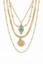 Cleopatra Layered Combination Steel Necklace - 3