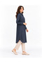 Sequin Detailed Long Tunic, Length 105 cm - 5